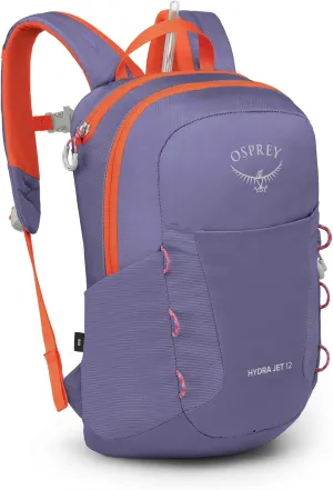 Osprey HydraJet 12L Kids' Hiking Backpack with Hydraulics Reservoir, Euphoria Purple