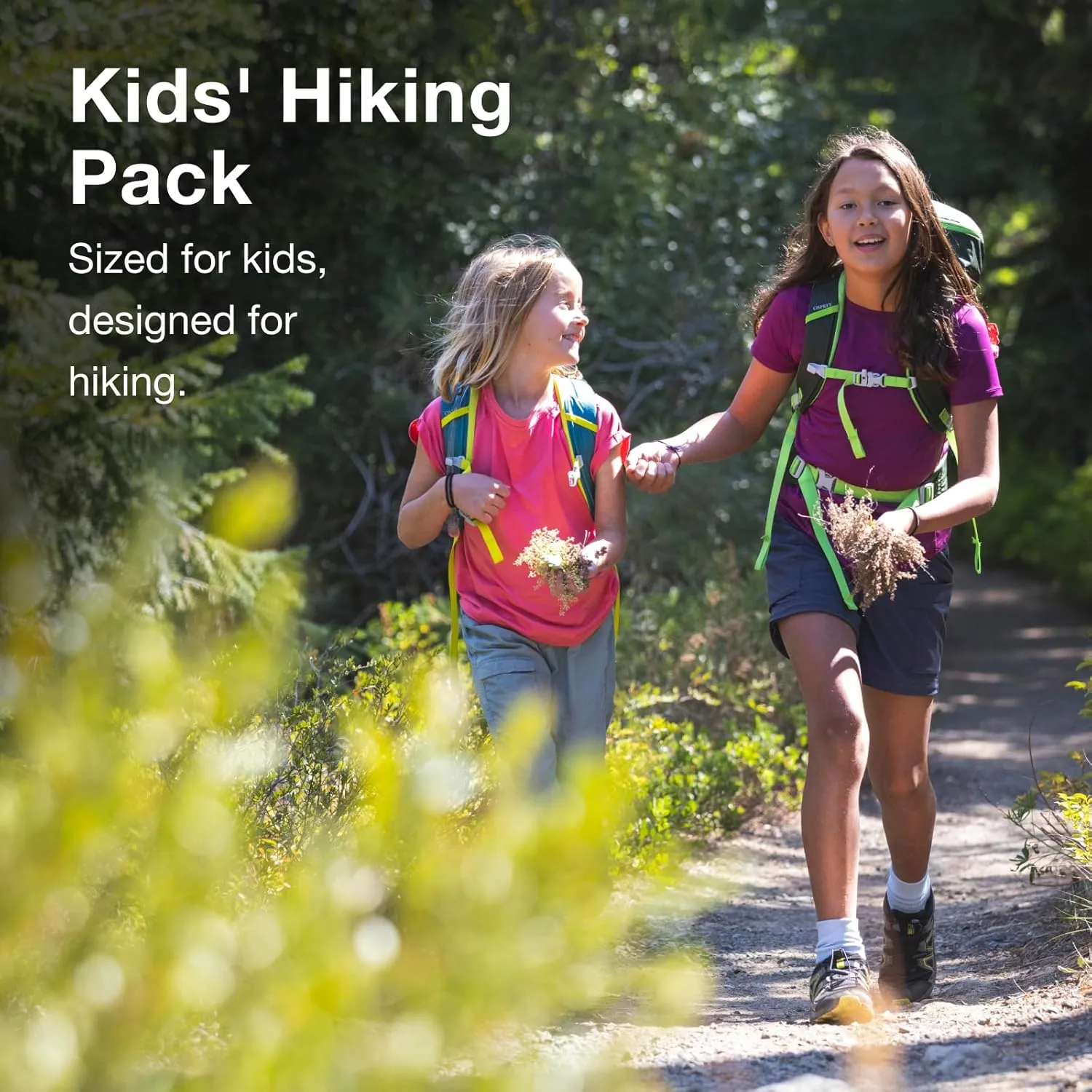 Osprey HydraJet 12L Kids' Hiking Backpack with Hydraulics Reservoir, Euphoria Purple