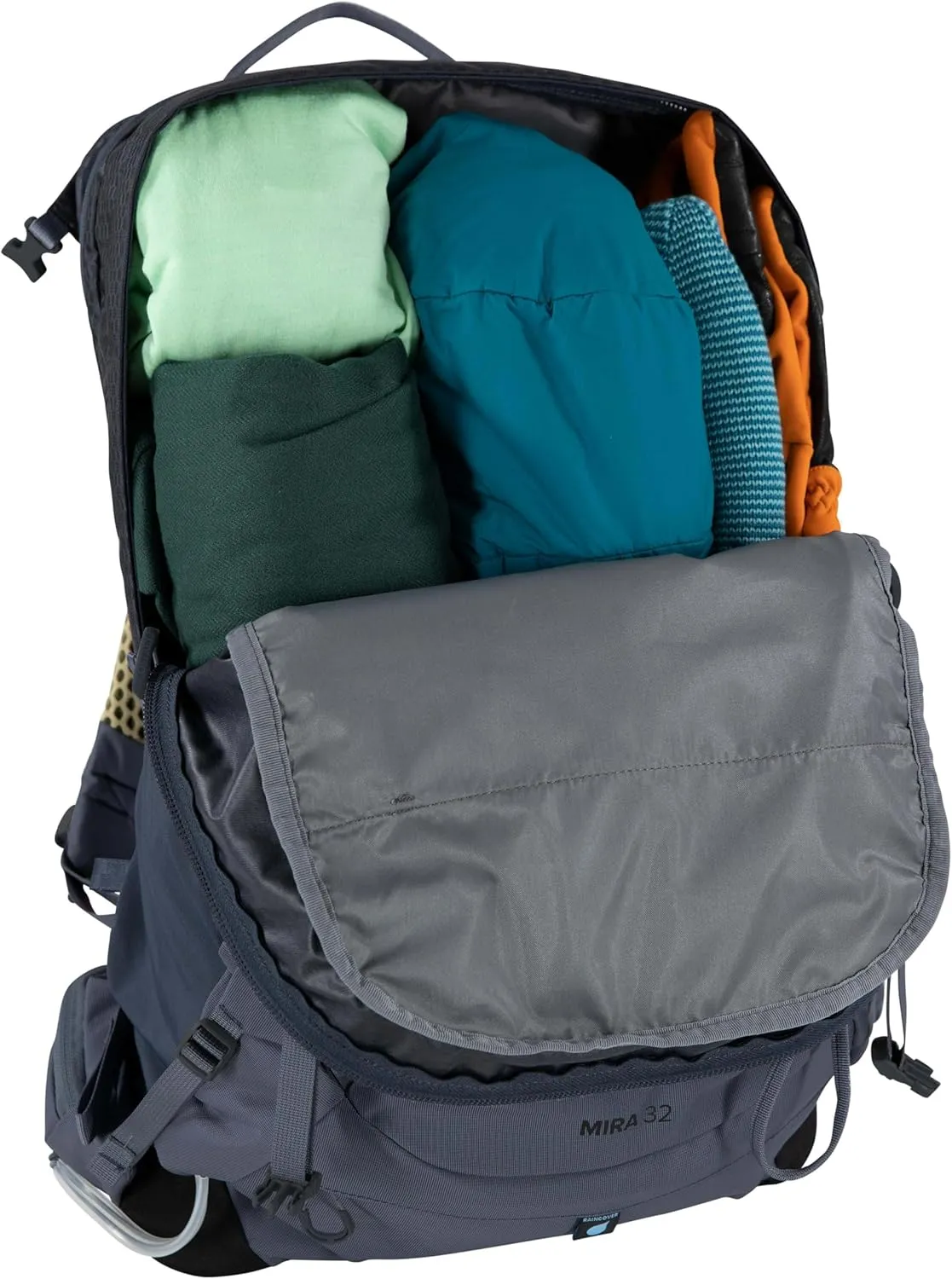 Osprey Mira 32L Women's Hiking Backpack with Hydraulics Reservoir, Succulent Green