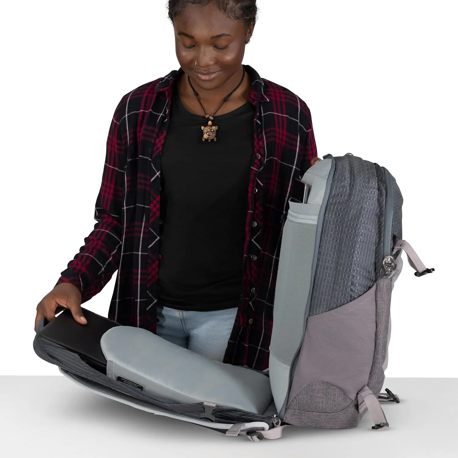 Osprey Nebula Commuter Backpack, Alpaca Tan/Latte Brown Heather