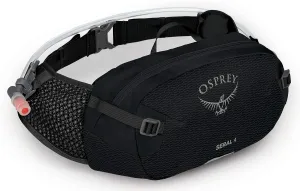 Osprey Seral 4L Unisex Biking Waist Pack with Hydraulics Reservoir, Black