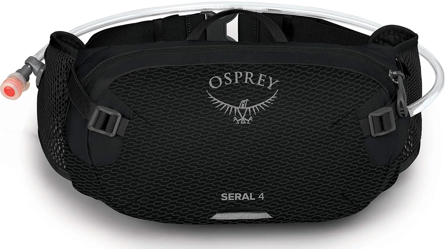 Osprey Seral 4L Unisex Biking Waist Pack with Hydraulics Reservoir, Black