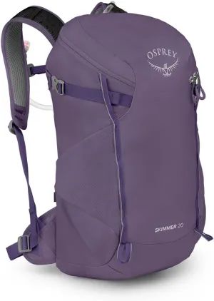 Osprey Skimmer 20L Women's Hiking Backpack with Hydraulics Reservoir, Purpurite Purple