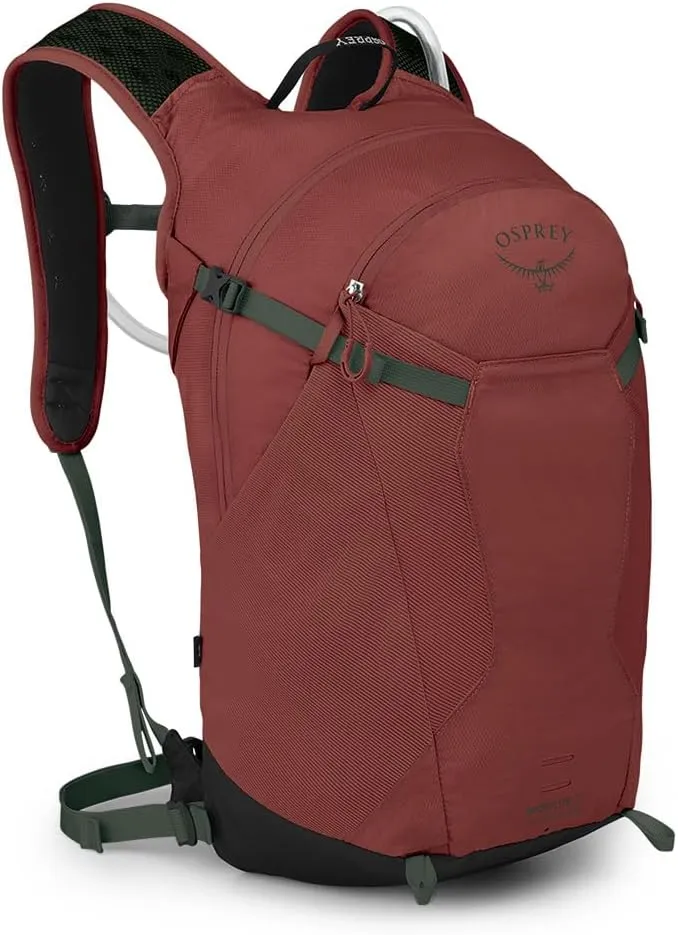 Osprey Sportlite 20L Unisex Hiking Backpack with Hydraulics Reservoir, Acorn/Bonsai