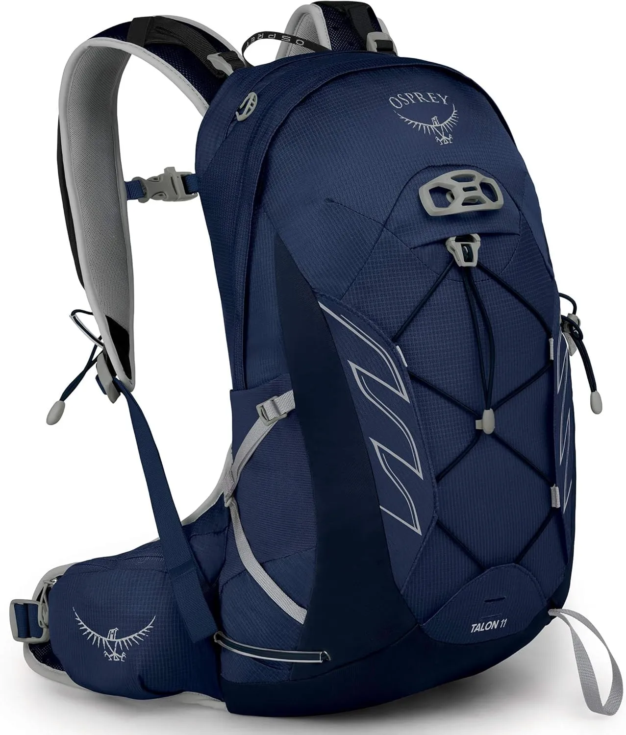 Osprey Talon 11L Men's Hiking Backpack with Hipbelt, Ceramic Blue, S/M