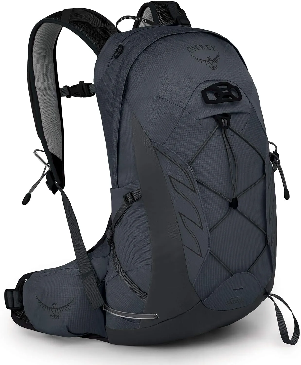 Osprey Talon 11L Men's Hiking Backpack with Hipbelt, Eclipse Grey, S/M