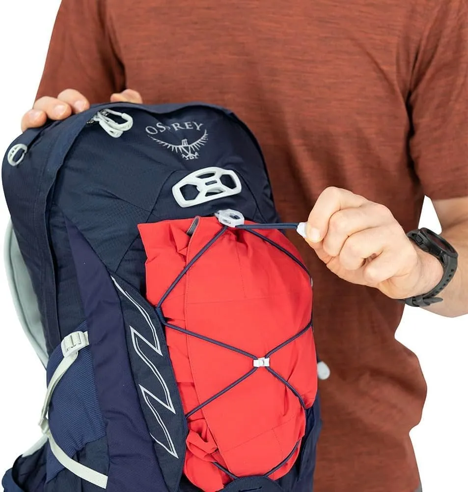 Osprey Talon 11L Men's Hiking Backpack with Hipbelt, Eclipse Grey, S/M