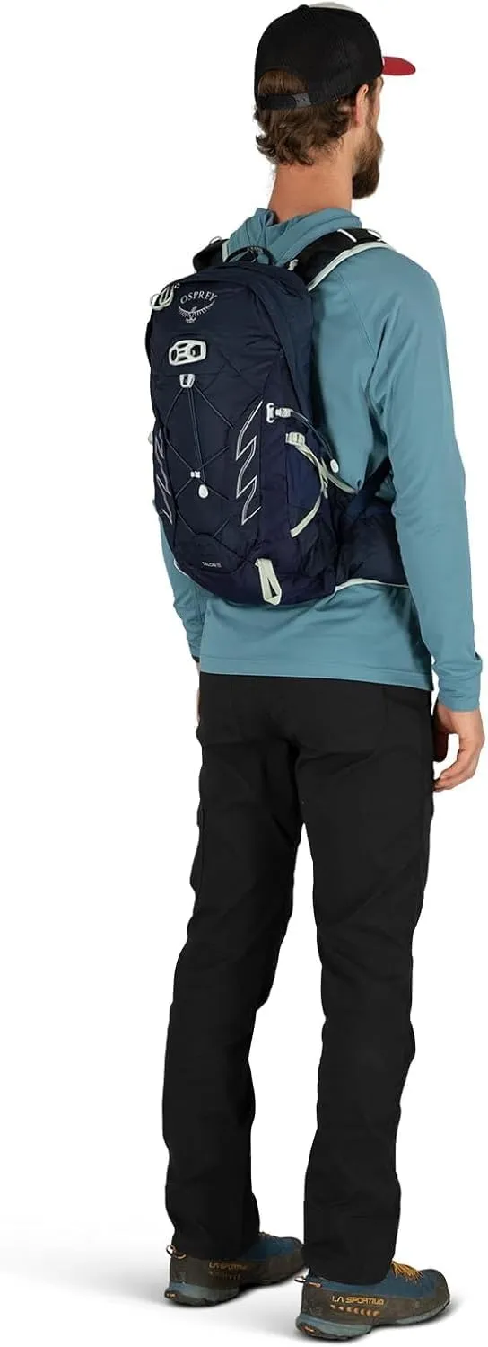 Osprey Talon 11L Men's Hiking Backpack with Hipbelt, Sawdust/Earl Grey, S/M
