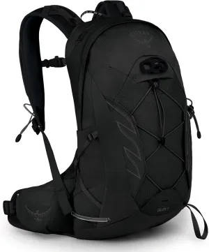 Osprey Talon 11L Men's Hiking Backpack with Hipbelt, Stealth Black, L/XL