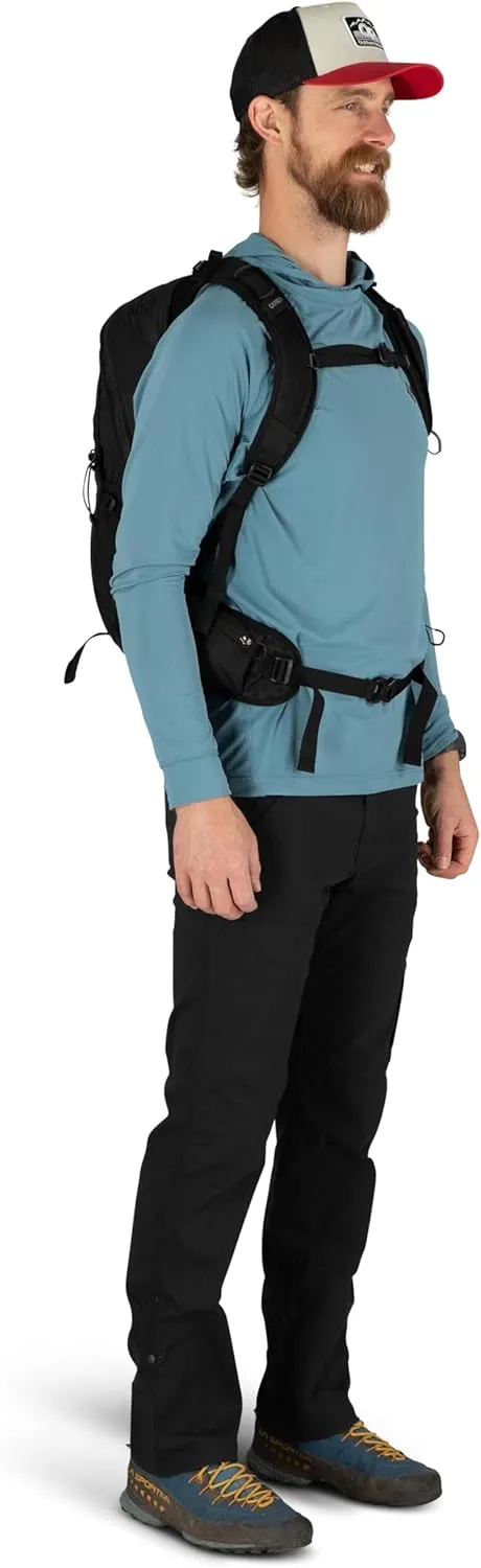 Osprey Talon 22L Men's Hiking Backpack with Hipbelt, Ceramic Blue, S/M