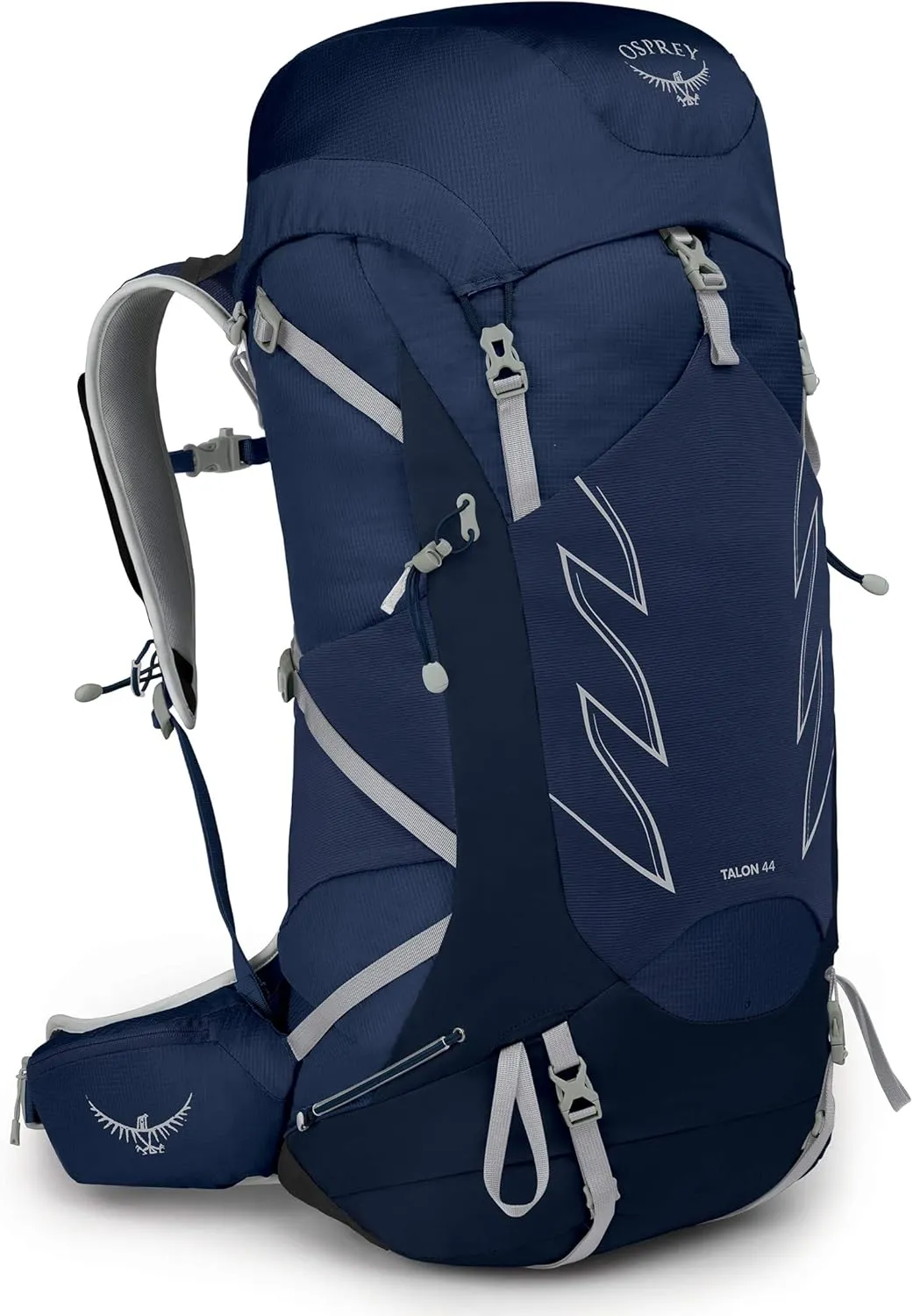 Osprey Talon 44L Men's Hiking Backpack with Hipbelt, Ceramic Blue, L/XL