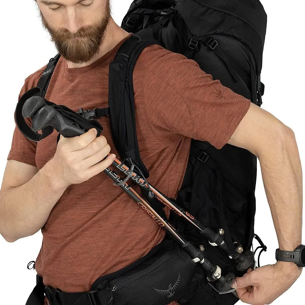 Osprey Talon 44L Men's Hiking Backpack with Hipbelt, Ceramic Blue, L/XL