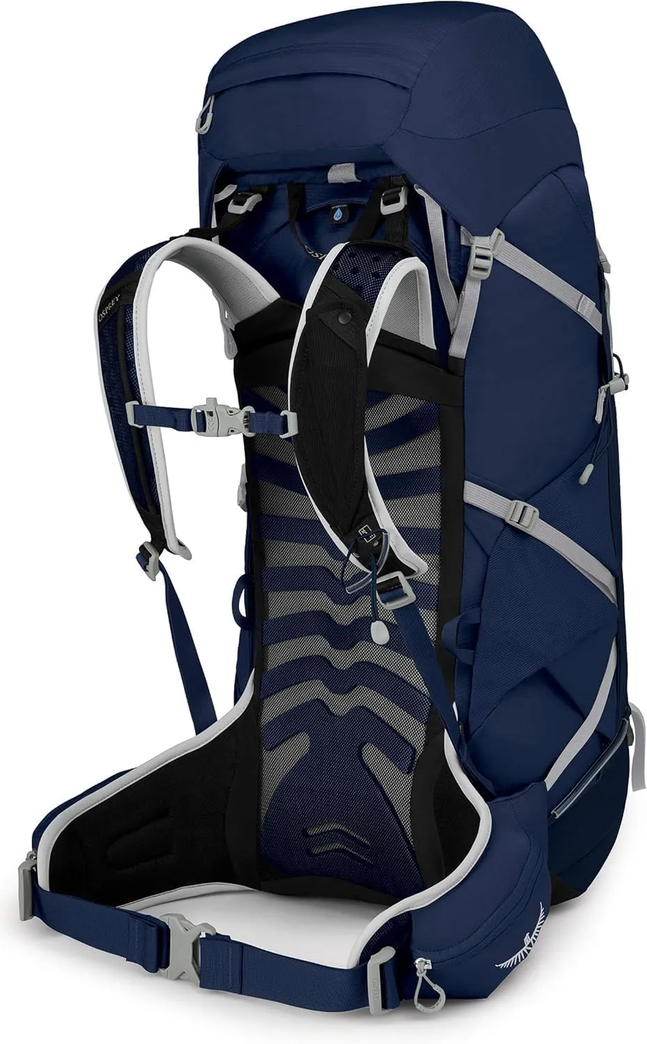 Osprey Talon 44L Men's Hiking Backpack with Hipbelt, Ceramic Blue, L/XL