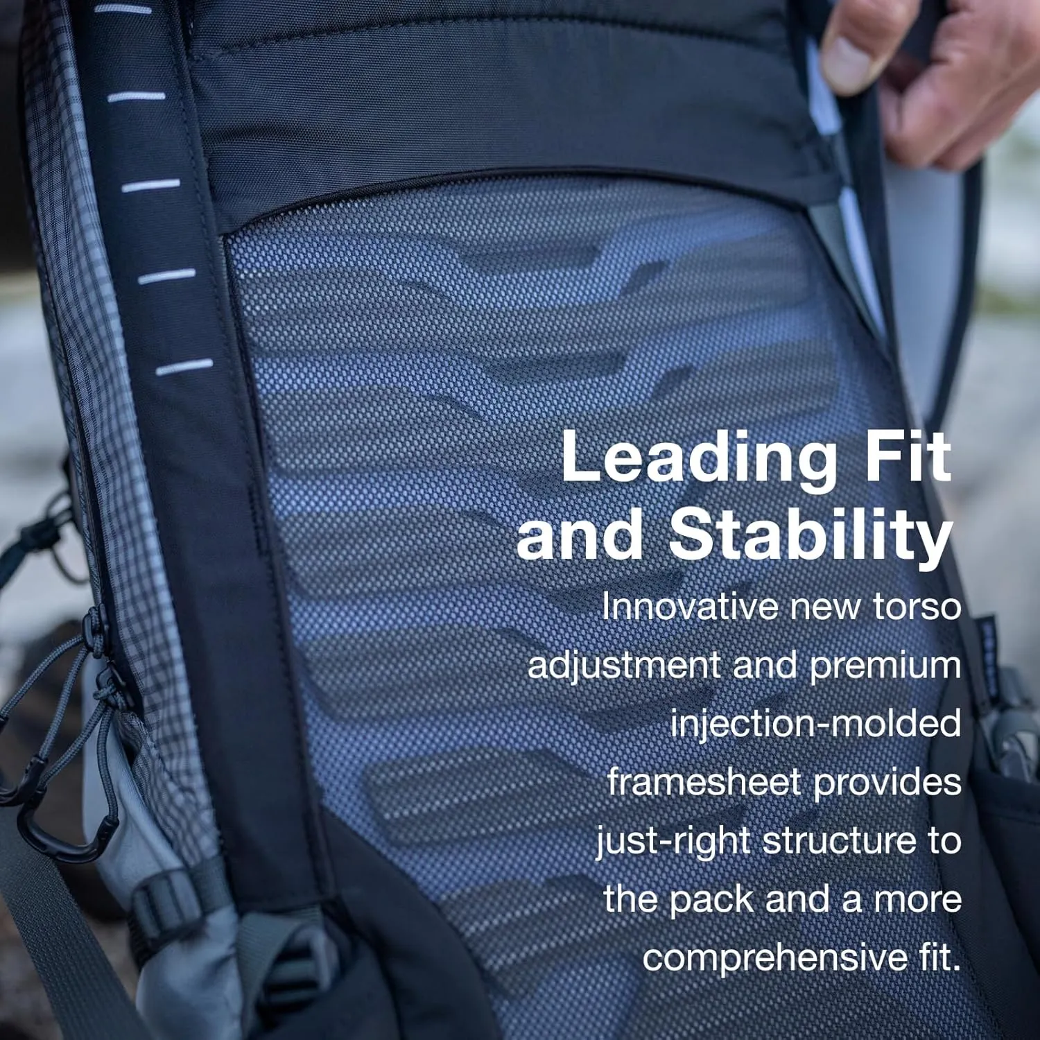 Osprey Talon Pro 40L Men's Hiking Backpack with Hipbelt, Silver Lining, L/XL