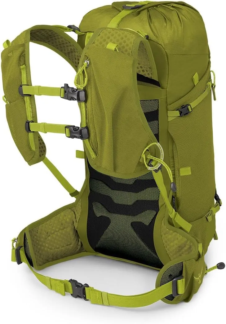 Osprey Talon Velocity 20L Men's Hiking Backpack, Matcha Green/Lemongrass, L/XL