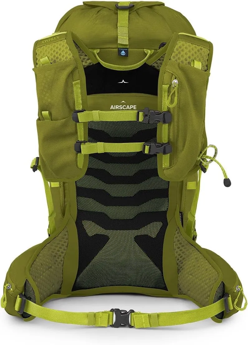 Osprey Talon Velocity 30L Men's Hiking Backpack, Matcha Green/Lemongrass, S/M