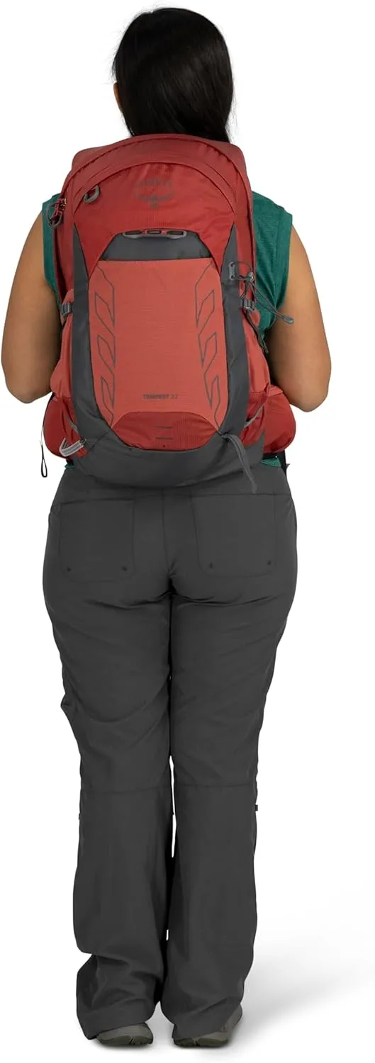 Osprey Tempest 22L Women's Lightweight Hiking Backpack with Hipbelt, Black/Coal Grey