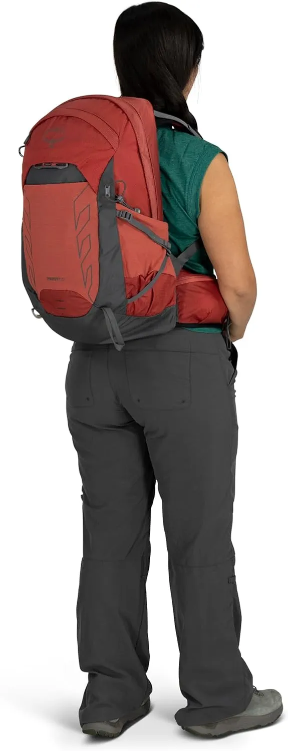 Osprey Tempest 22L Women's Lightweight Hiking Backpack with Hipbelt, Black/Coal Grey