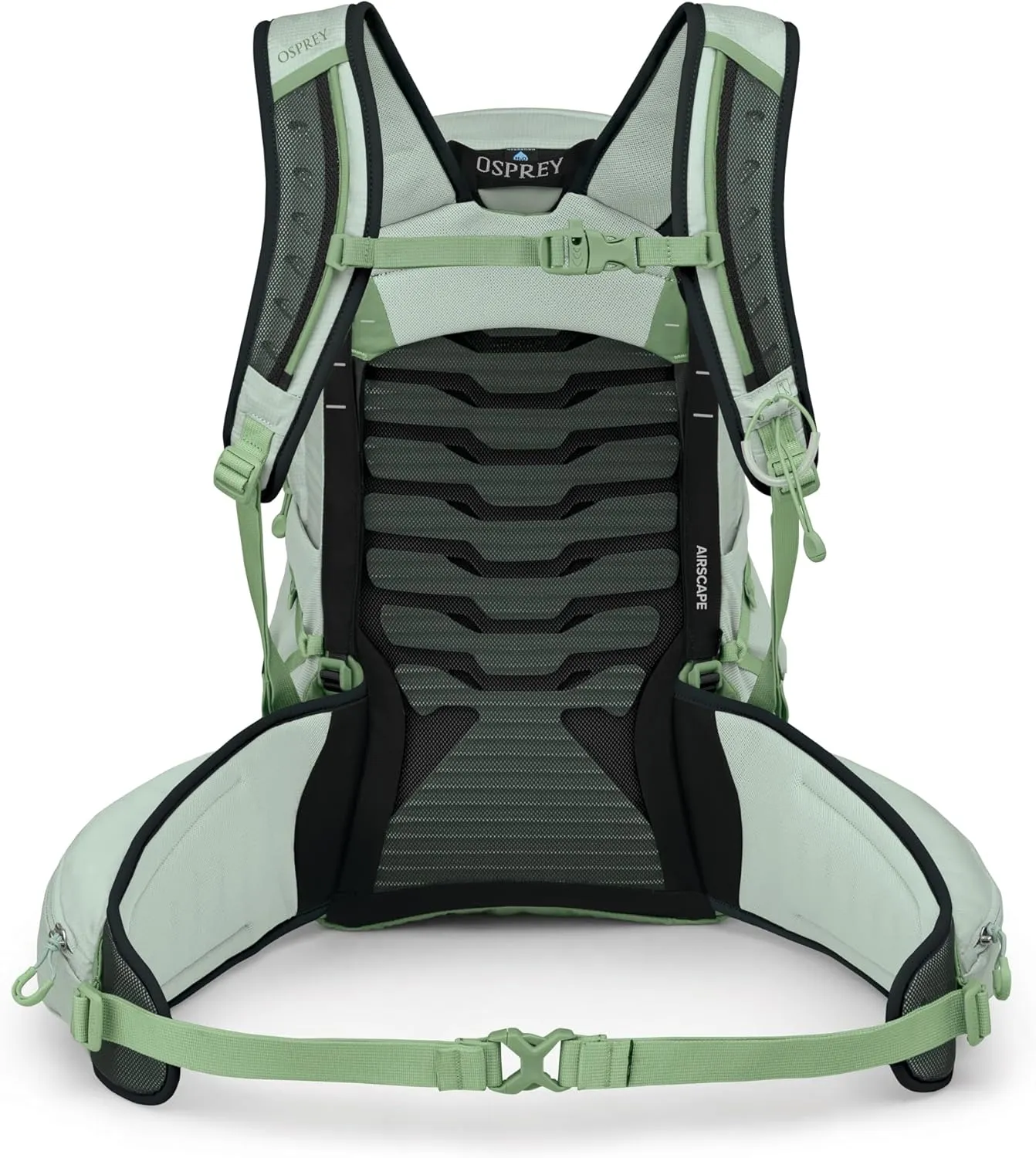 Osprey Tempest 22L Women's Lightweight Hiking Backpack with Hipbelt, Frosty Mint Green/Botanica