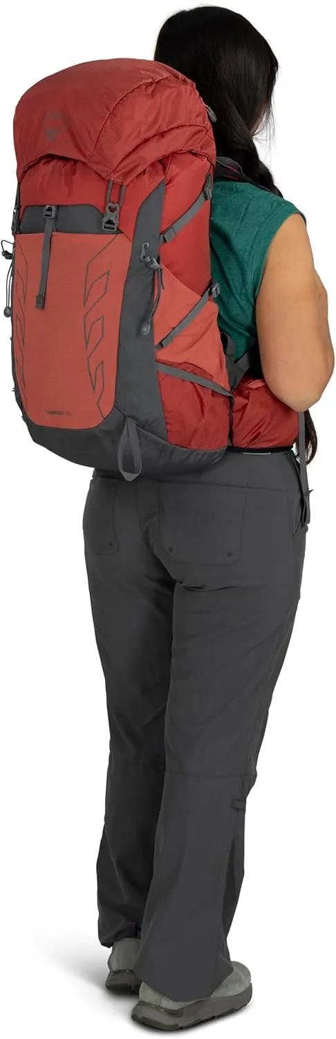 Osprey Tempest 33L Women's Lightweight Hiking Backpack with Hipbelt, Black/Coal Grey