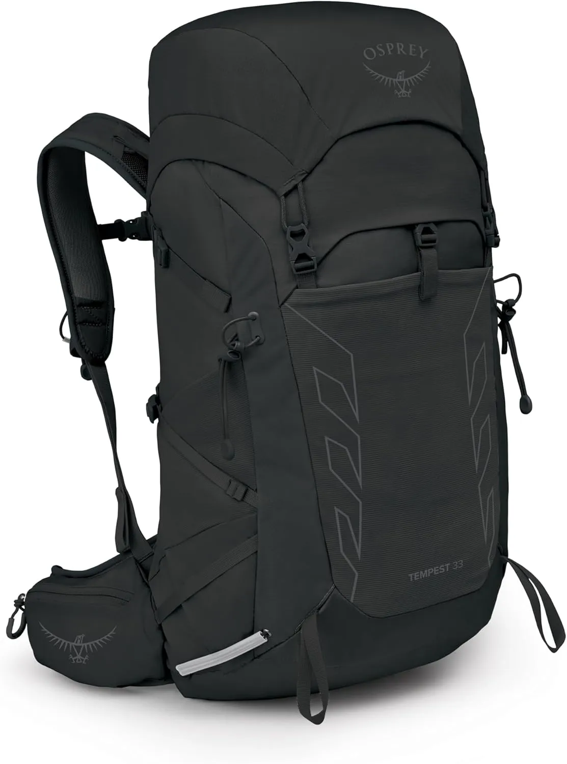 Osprey Tempest 33L Women's Lightweight Hiking Backpack with Hipbelt, Black/Coal Grey