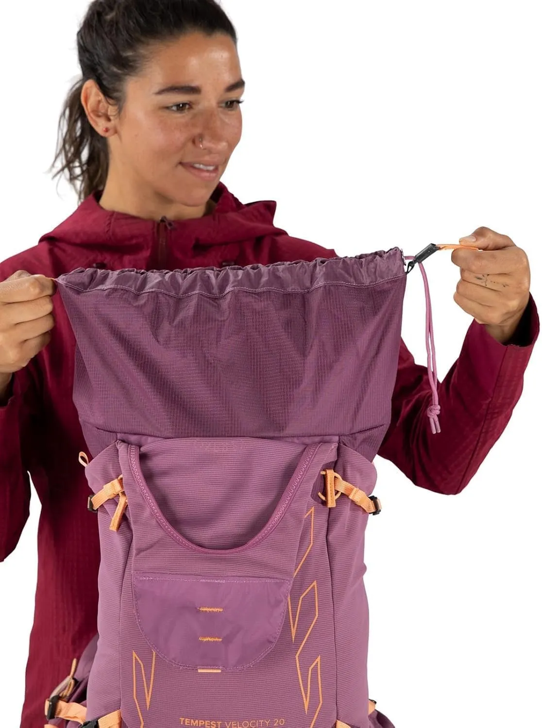 Osprey Tempest Velocity 20L Women's Hiking Backpack, Pashmina/Melon, WXS/S