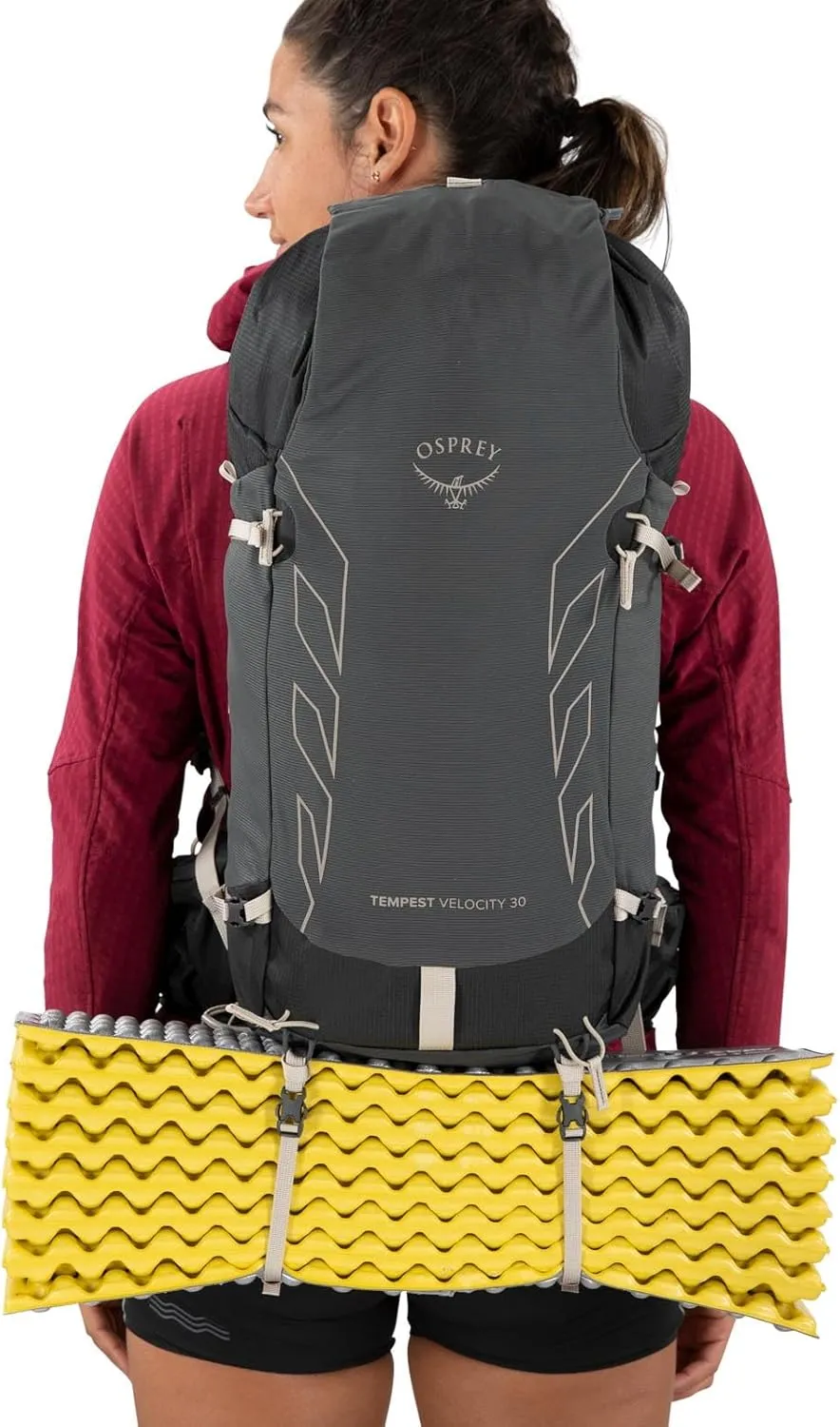 Osprey Tempest Velocity 30L Women's Hiking Backpack, Pashmina/Melon, WM/L