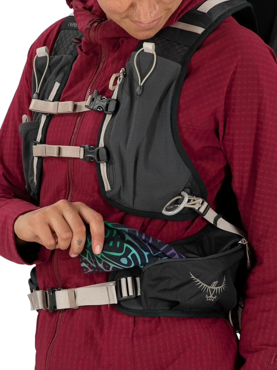 Osprey Tempest Velocity 30L Women's Hiking Backpack, Pashmina/Melon, WM/L