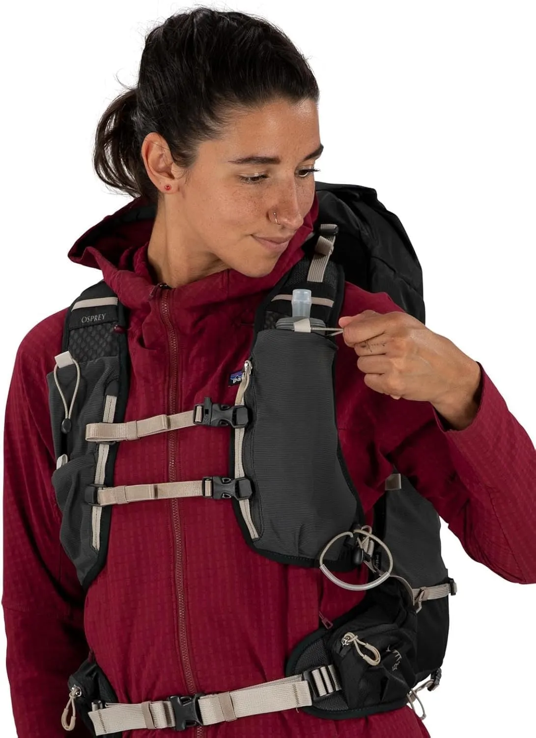 Osprey Tempest Velocity 30L Women's Hiking Backpack, Pashmina/Melon, WM/L