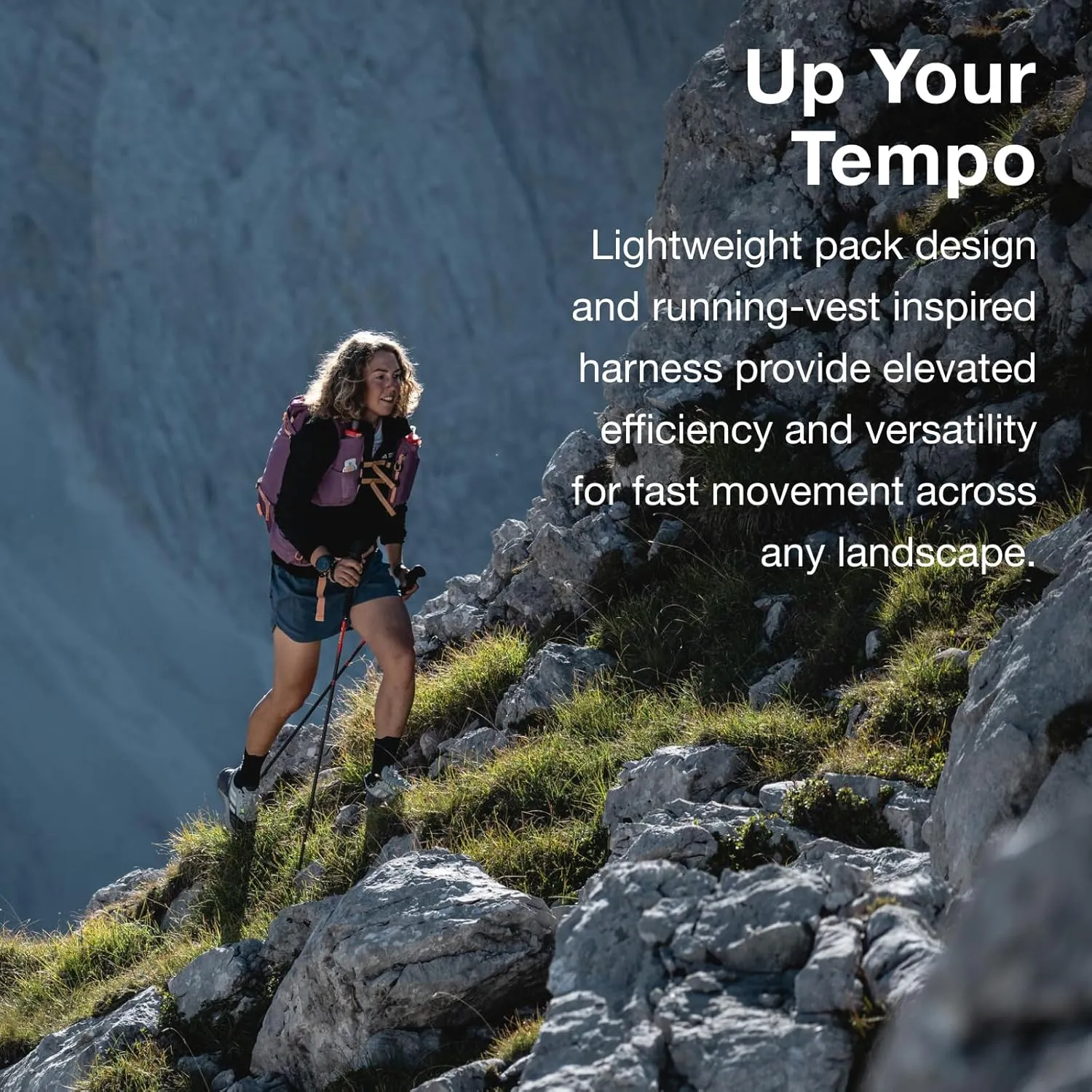 Osprey Tempest Velocity 30L Women's Hiking Backpack, Pashmina/Melon, WM/L