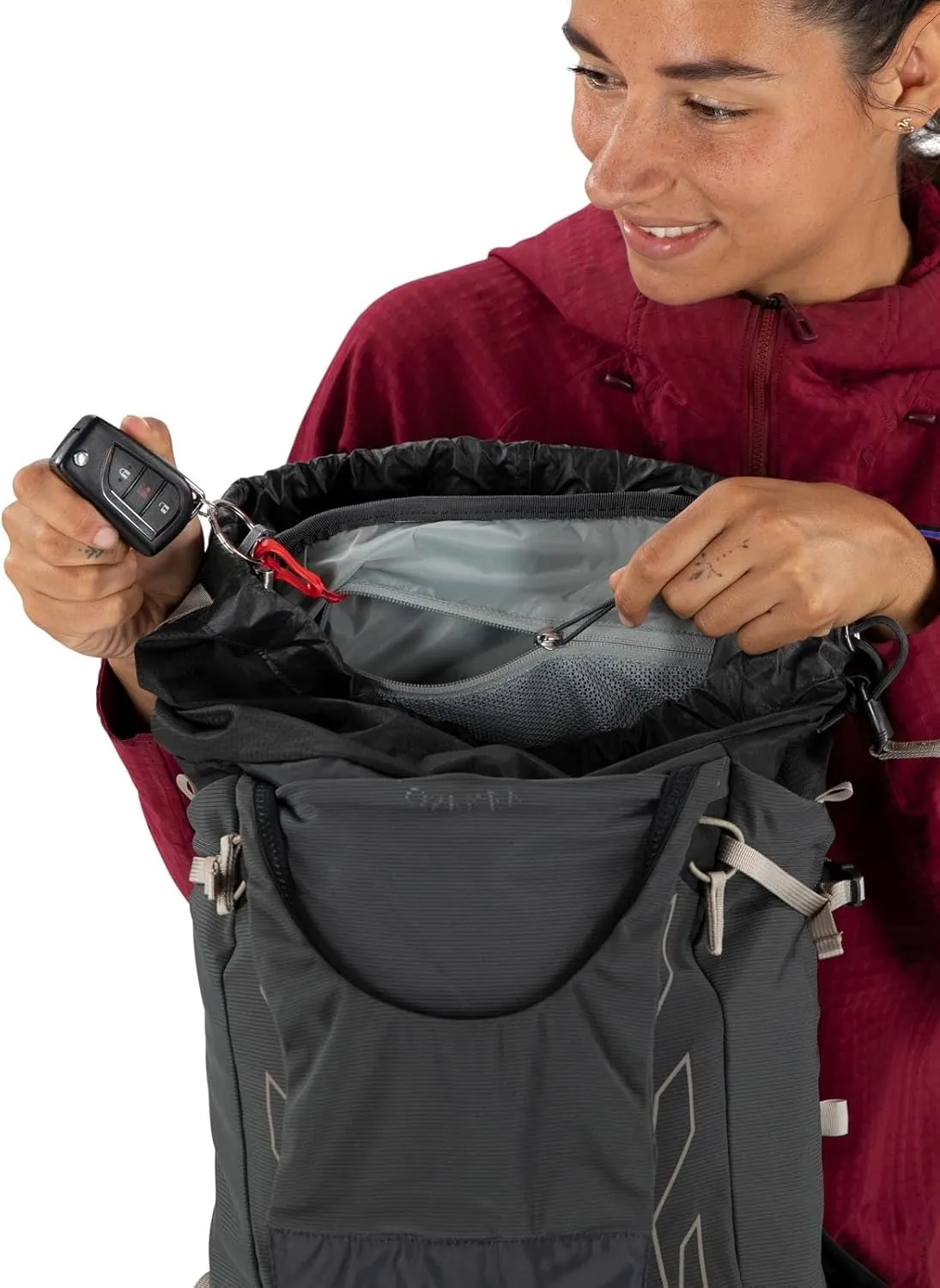 Osprey Tempest Velocity 30L Women's Hiking Backpack, Pashmina/Melon, WM/L