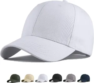 Oversize Baseball Cap XXL Big Head Hats for Men Large Head Hats Dad Hat Adjustable 23.6"-26.8"
