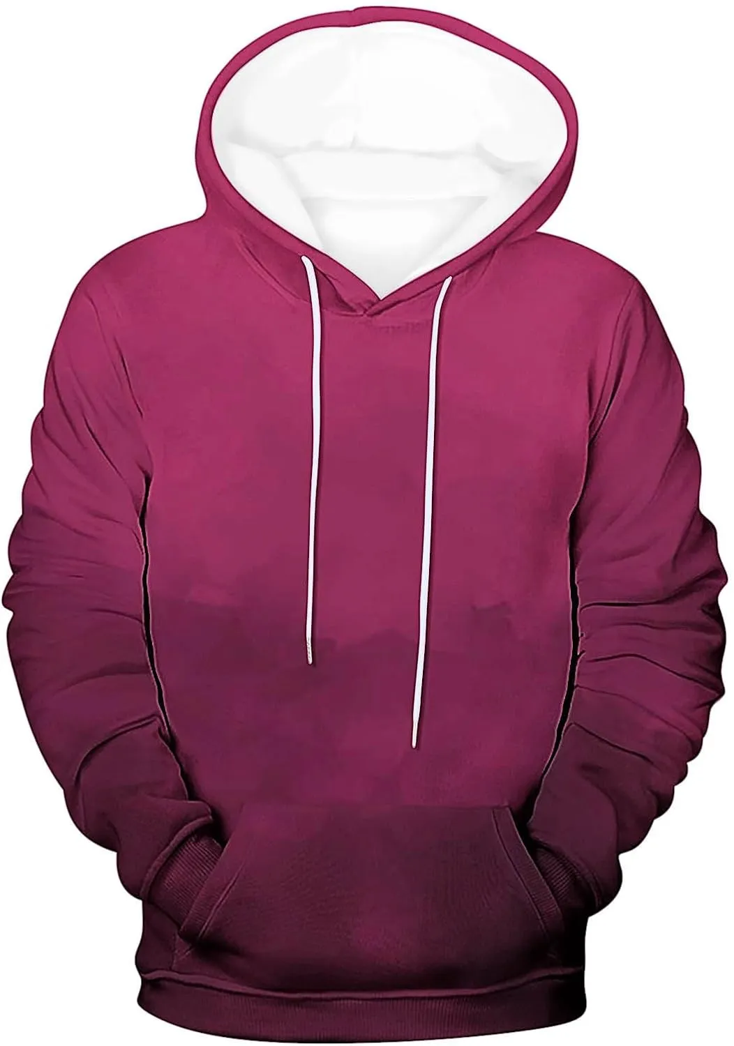 Oversized Hoodies 2024 Fall Vintage Lightweight Mens Hooded Sweatshirts Pullover with Kanga Pockets Streetwear