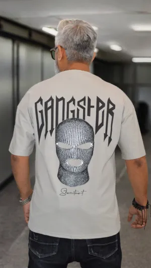 Oversized T-Shirts Men | Front & Back Print Gangster Streetwear