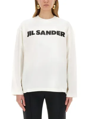 Oversized White T-Shirt With Bold Logo