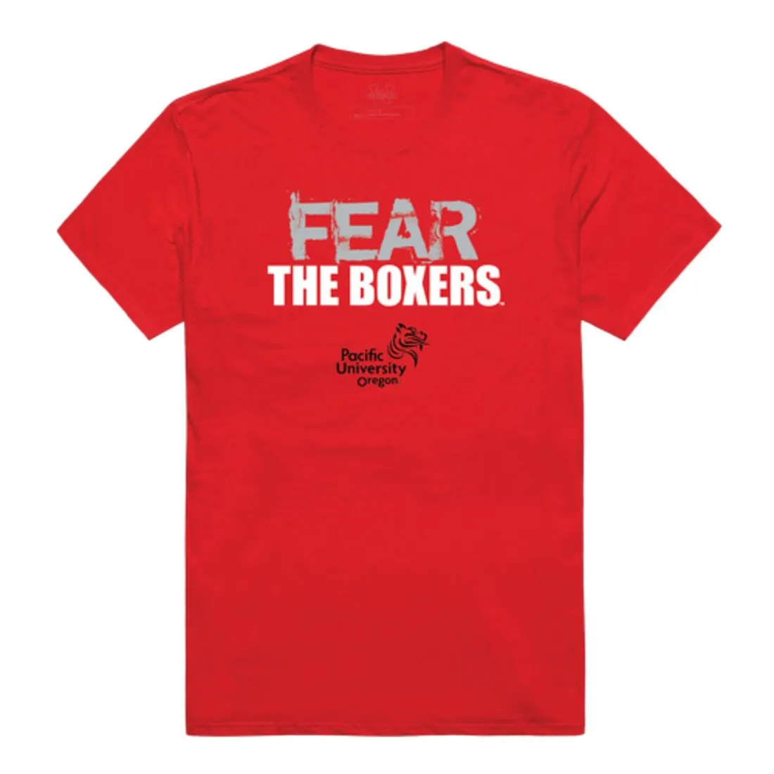 Pacific University Boxers Fear College T-Shirt