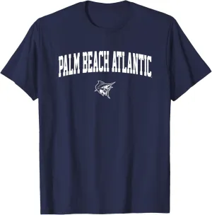 Palm Beach Atlantic University Sailfish One Color Arch Logo T-Shirt