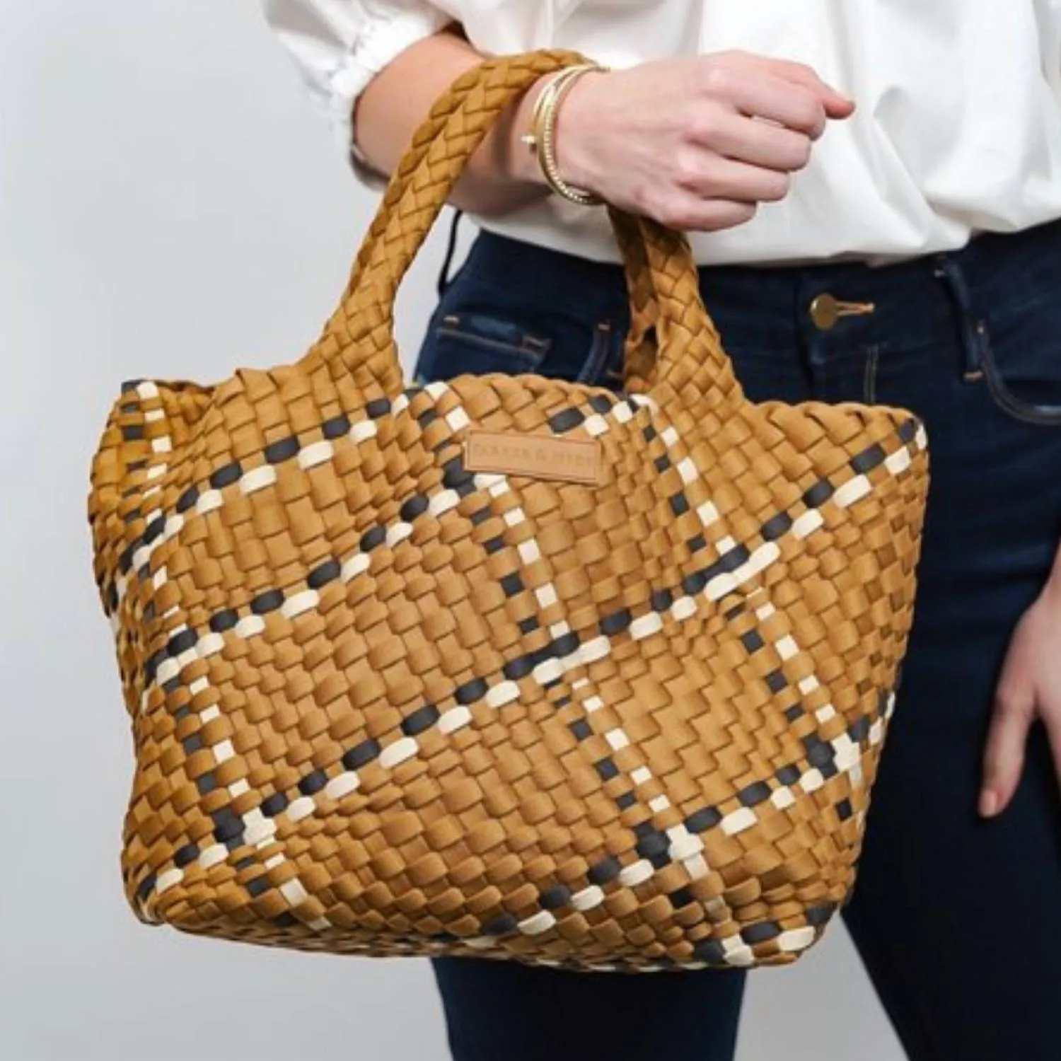 Parker And Hyde - Neoprene Woven Handbag