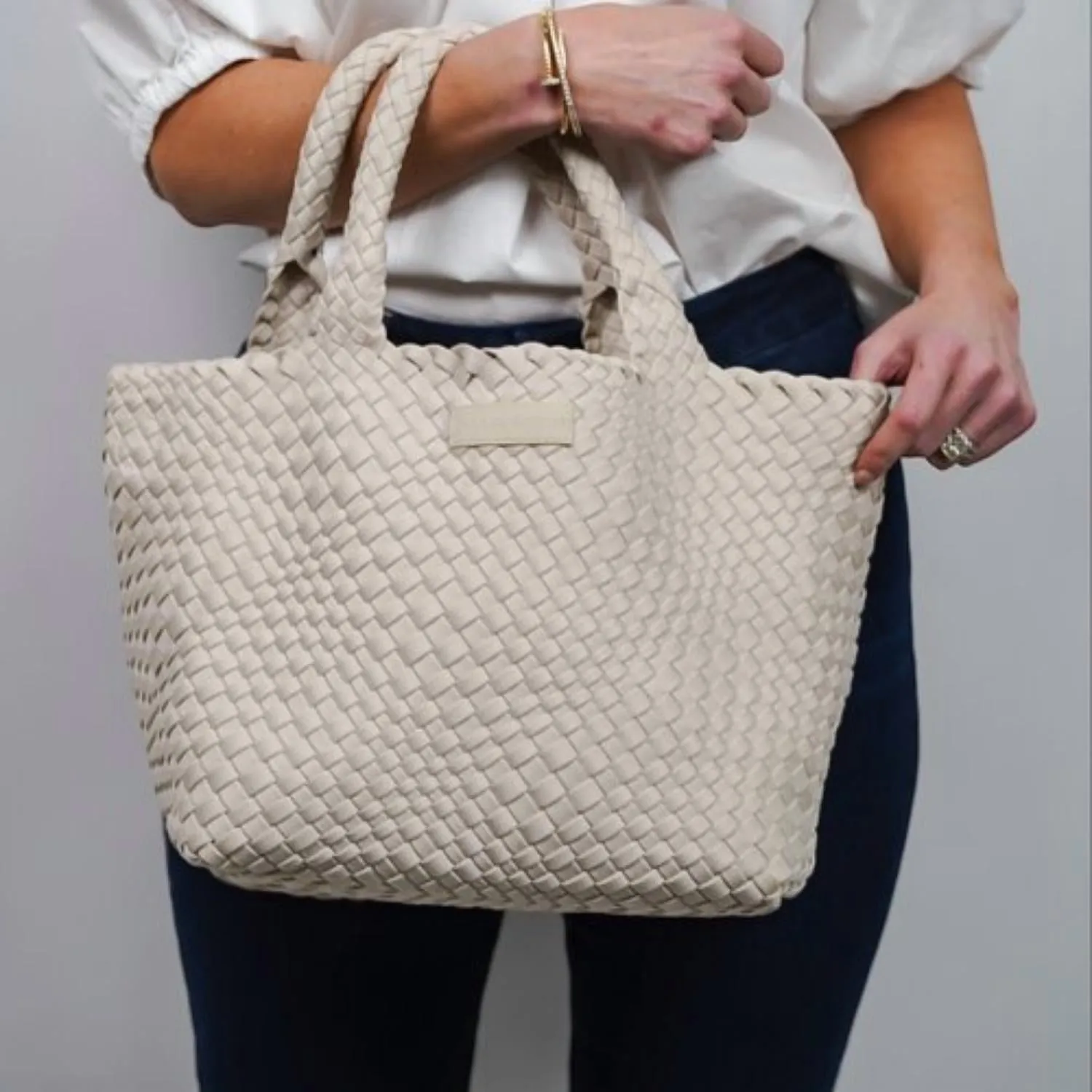 Parker And Hyde - Neoprene Woven Handbag