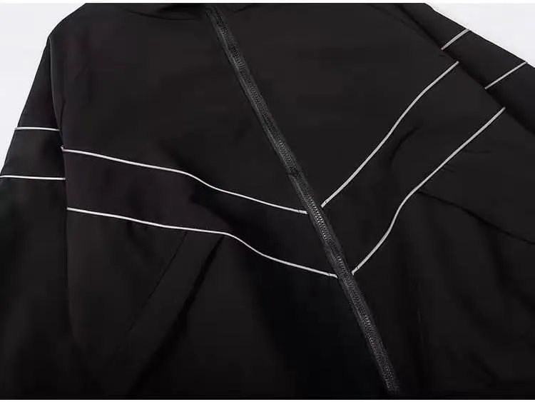 Pbkabiug Vintage Women Jackets Hip Hop Style Patchwork Windbreak Unisex Streetwear Lightweight Jackets Bomber Jackets