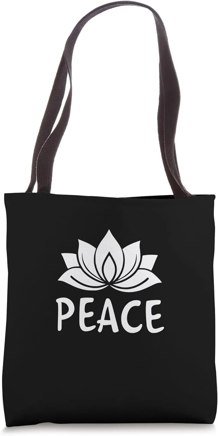 Peace Flower Festival Tolerance Unity Kindness Humility Love Tote Bag