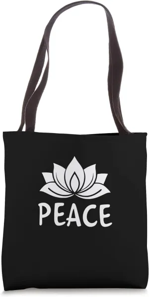 Peace Flower Festival Tolerance Unity Kindness Humility Love Tote Bag
