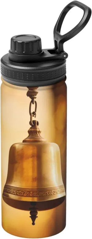 Phayah Bell Made Of Copper Or Bronze Camping Hiking Hydration Flask Stainless Steel, Double Walled & Vacuum Insulated Water Bottle