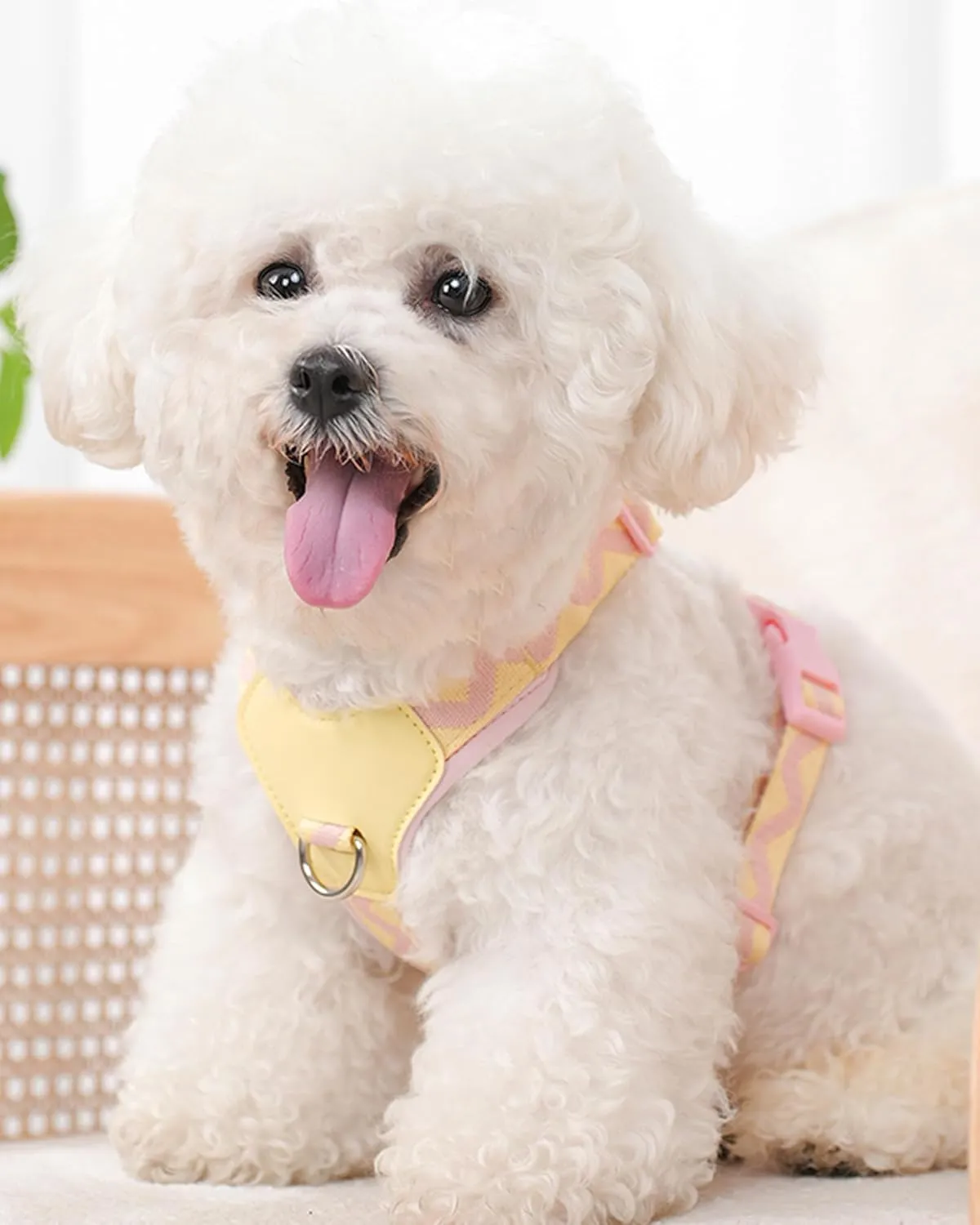 Pink Small Dog Harness for Small Dogs, No Pull Dog Harness with 2 Leash Clips, Easy Walk Dog Harness Small Sized Dog, Puppy Harness for Small Dogs, Dog Vest Harness, puppia Dog Harness (Pink, S)