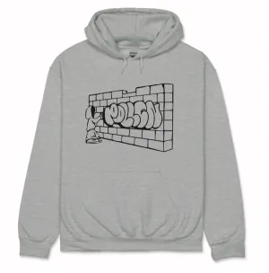 POLLEN "GRAFWALL" HOODIE - GREY