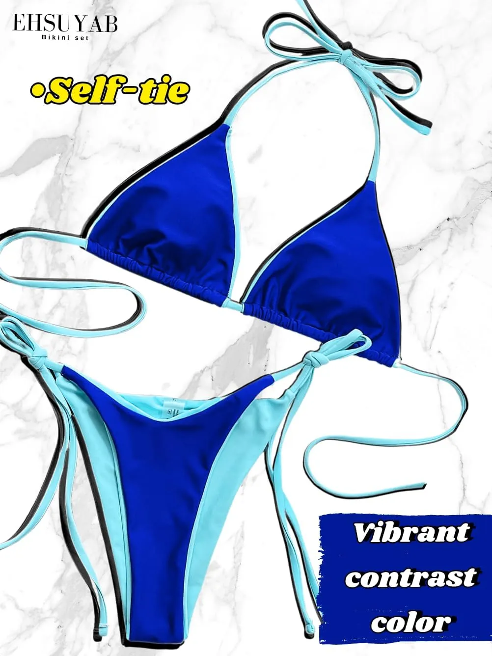 Pool Party Glitter Bikini, Neon Strap, Padded 2Pc Swimsuit Boudoir Shoot