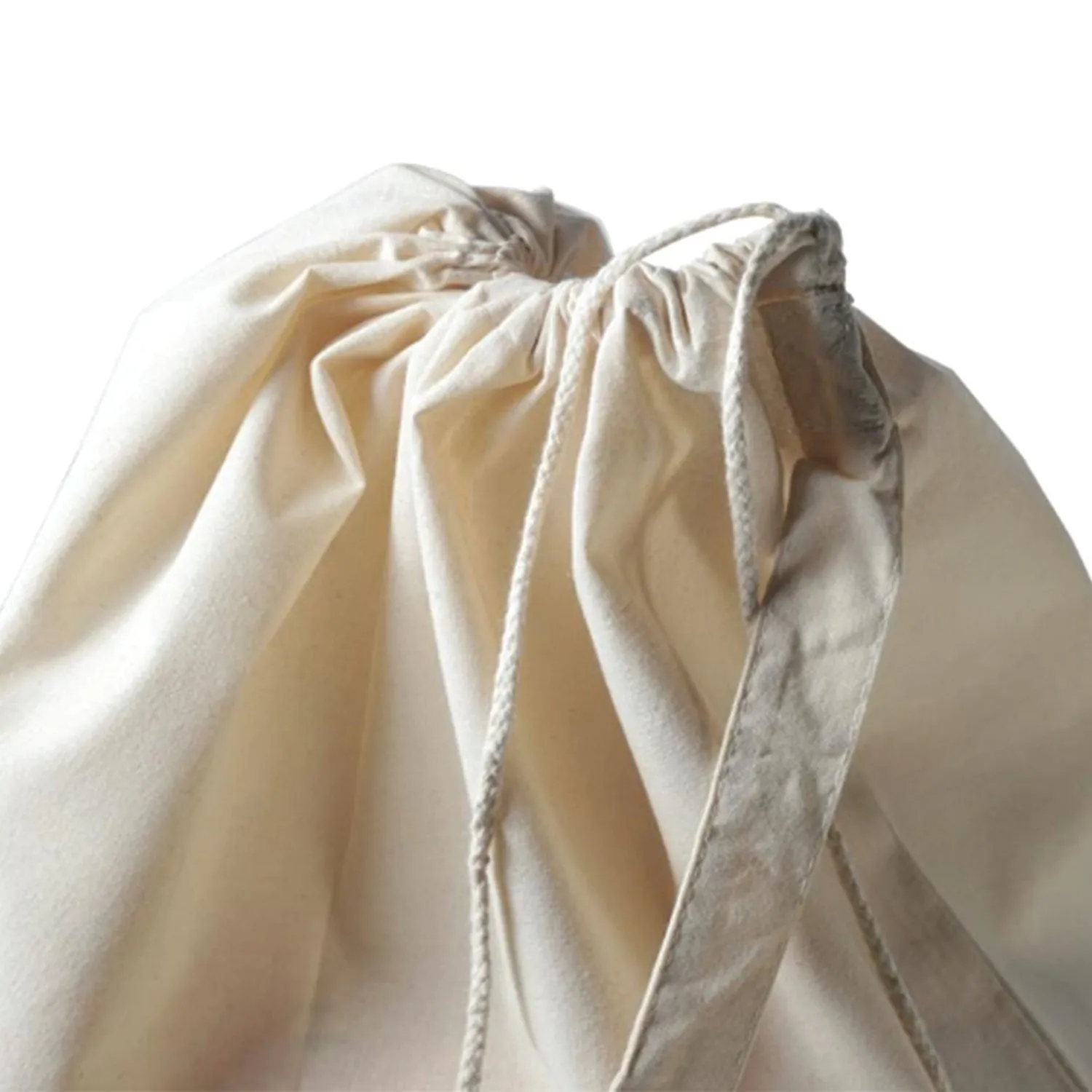 Premium Cotton Laundry Bags W/Shoulder Strap (Small-Medium-Large)