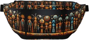 Primitive Totem Large Crossbody Fanny Pack,Gifts For Enjoy Sports Festival Workout Traveling Running Casual