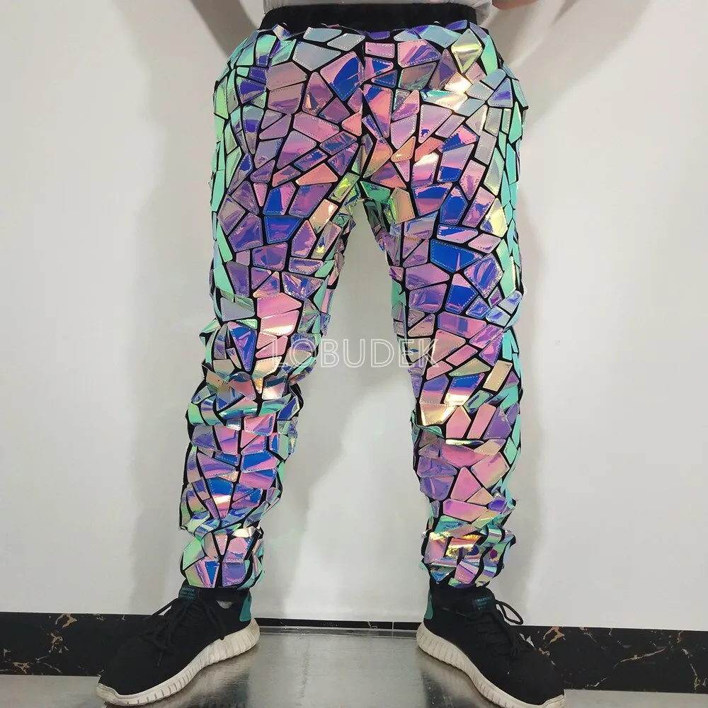 PrismBurst Laser Sequined Stage Trousers