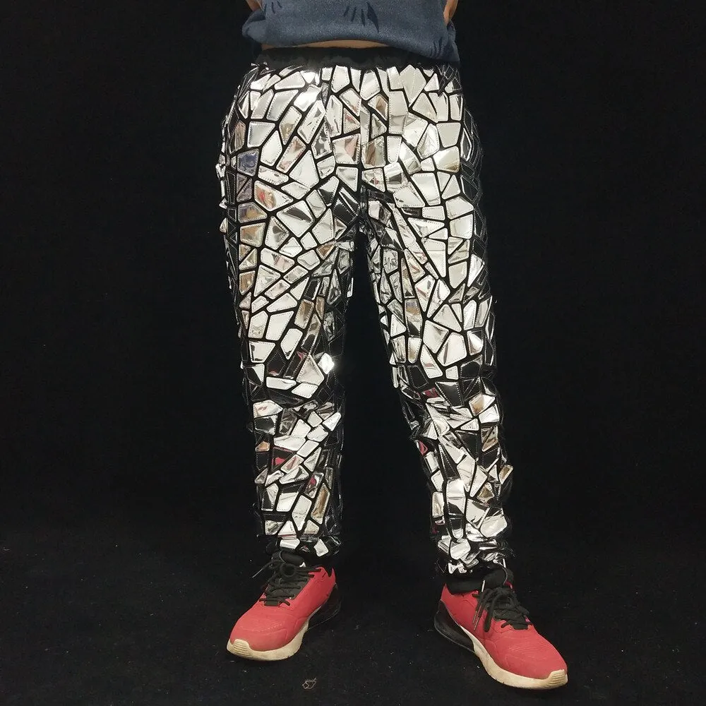 PrismBurst Laser Sequined Stage Trousers